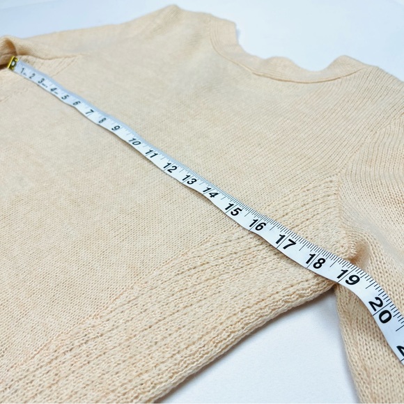 FREE PEOPLE Mixed Media Sequin Wool Cropped Cardigan/Sweater - Picture 4 of 9